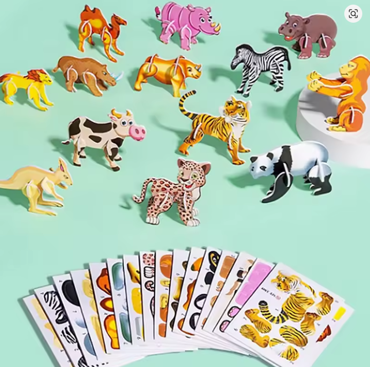 SET 20 Puzzle 3D pentru copii
