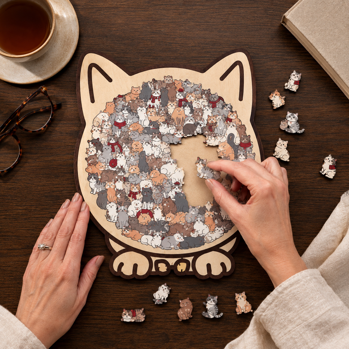 Purrfect Puzzle - 135 de pisici intr-una singură