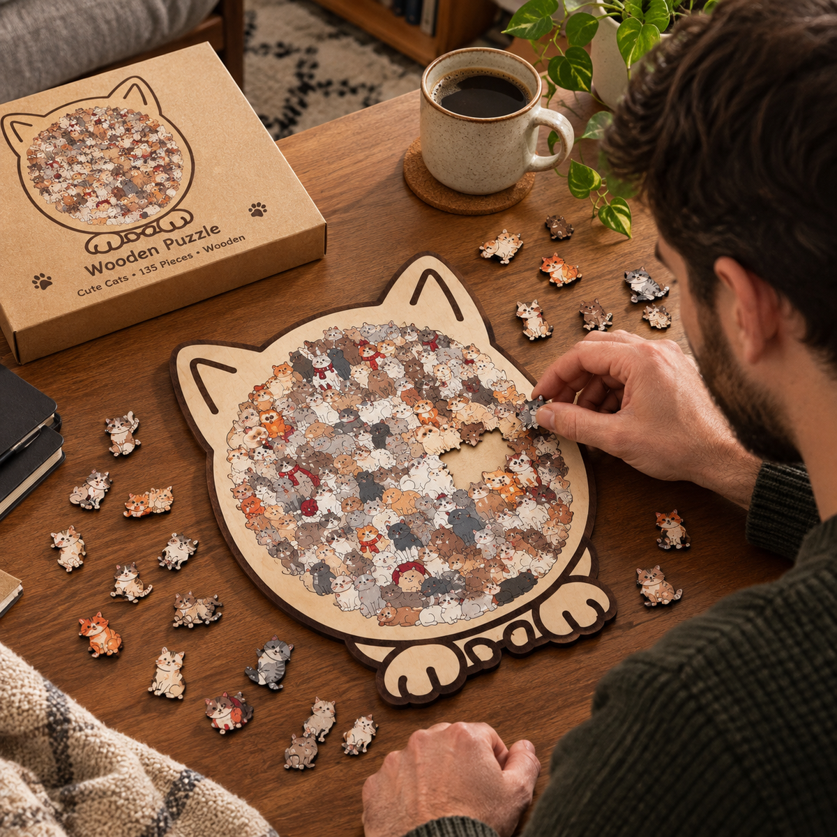 Purrfect Puzzle - 135 de pisici intr-una singură